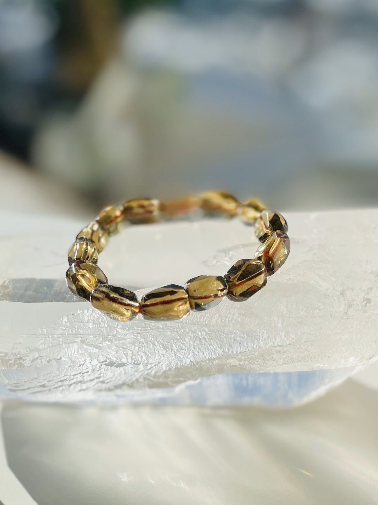 Citrine - Oblong Shape Bead