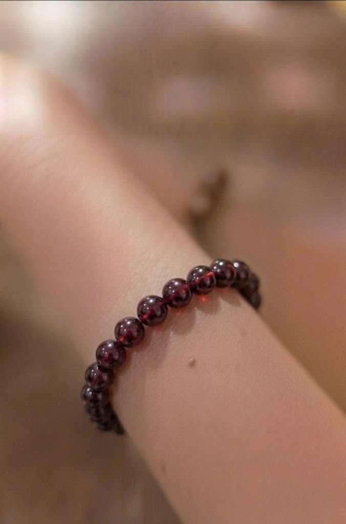 Garnet Bracelet ~ 8mm