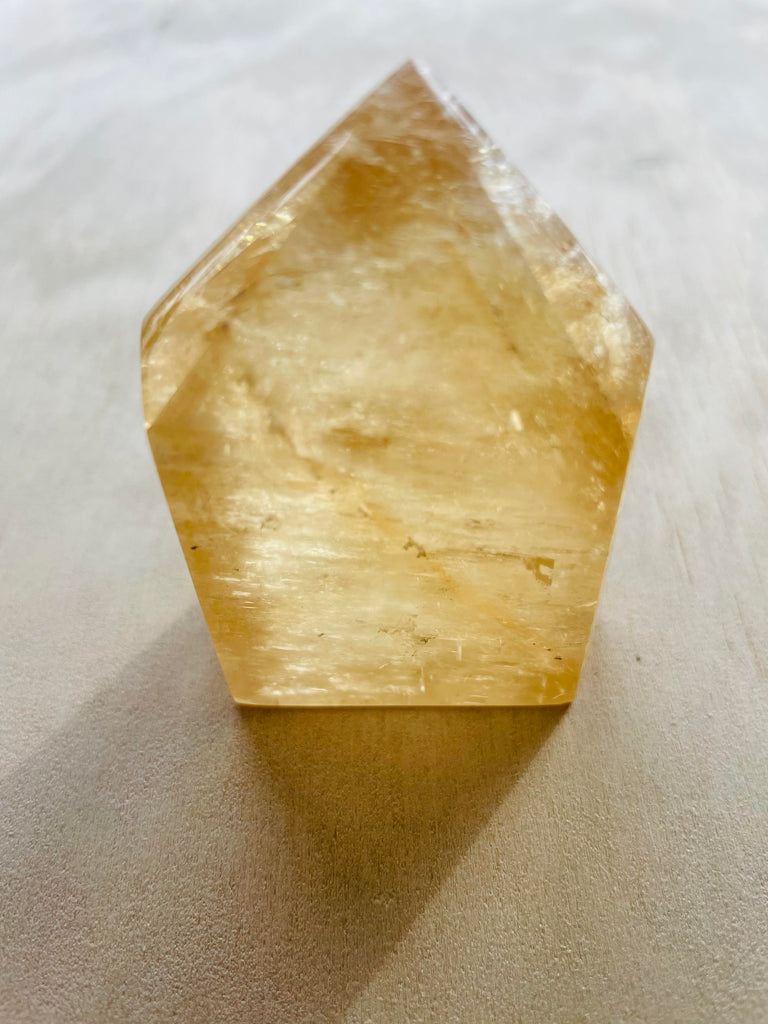 Honey Calcite Towers HCT163 – Koa Crystals &amp; Stones