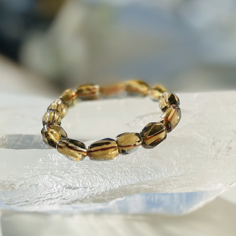Citrine - Oblong Shape Bead