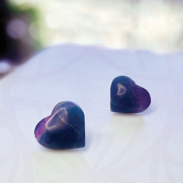 Fluorite Hearts Infinity Set