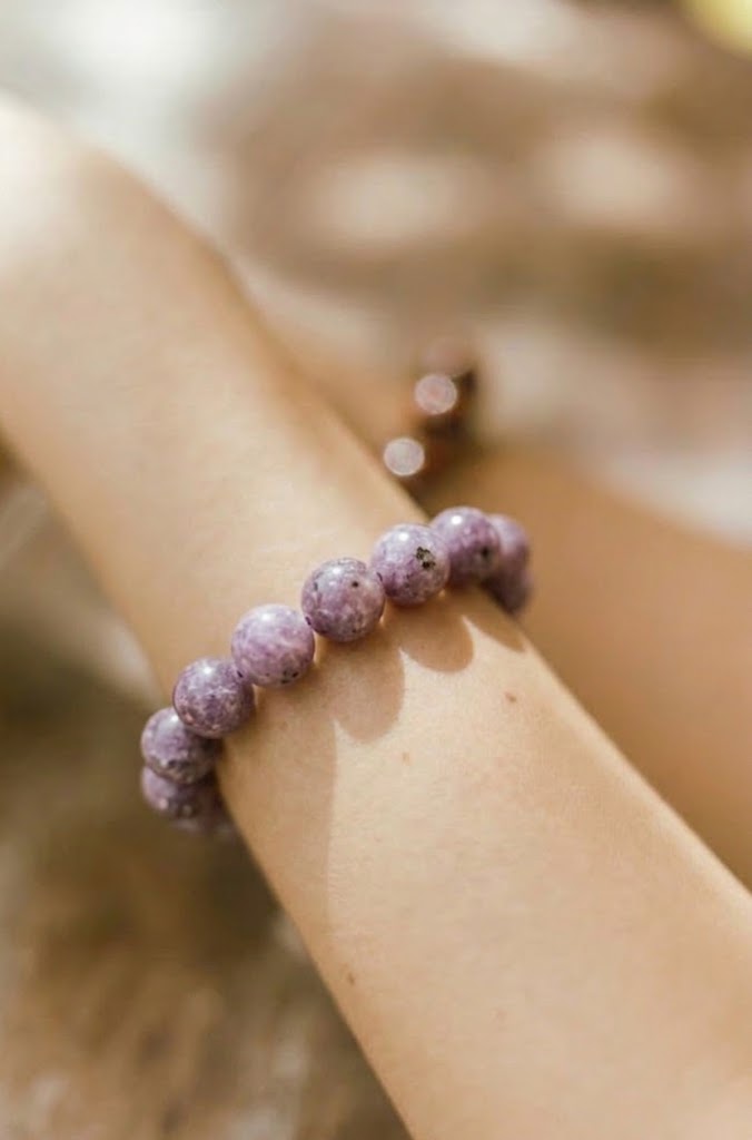 Lepidolite Bracelet ~ 8mm