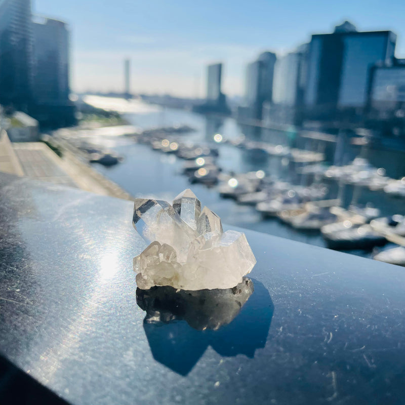 Brazilian Clear Quartz Cluster BCQ27