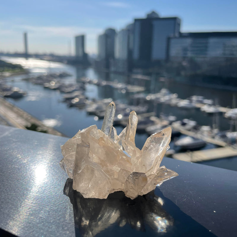 Brazilian Clear Quartz Cluster BCQ97