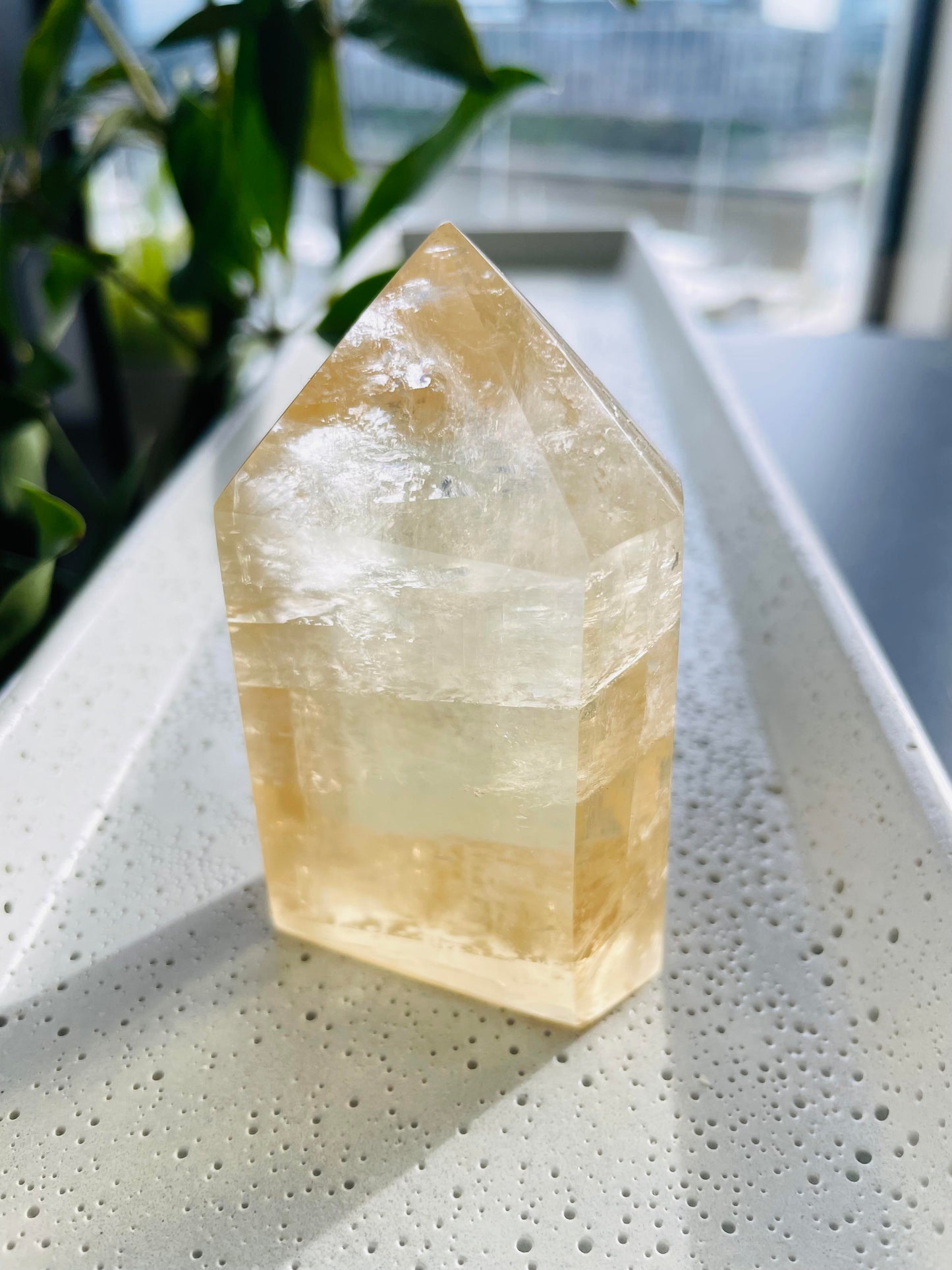 Honey Calcite Towers HCT148