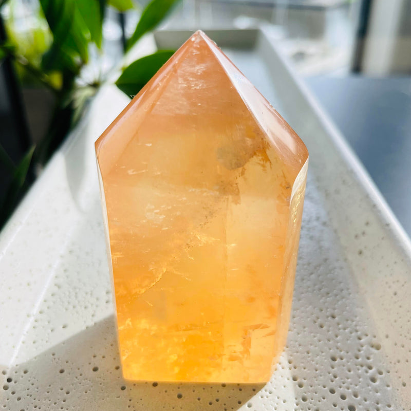 Honey Calcite Towers HCT164