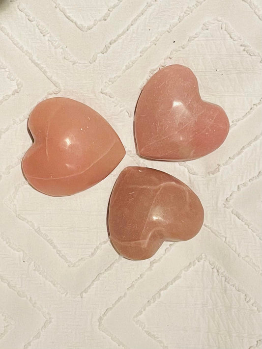 Pink Opal Heart POHM153
