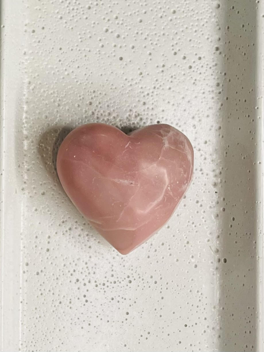 Pink Opal Heart POHM122