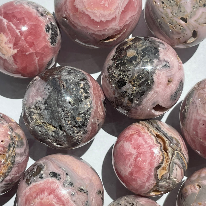 Rhodochrosite Spheres