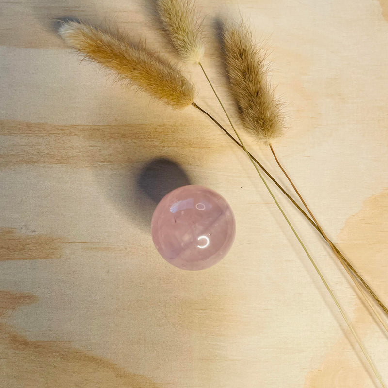 Star Rose Quartz Spheres