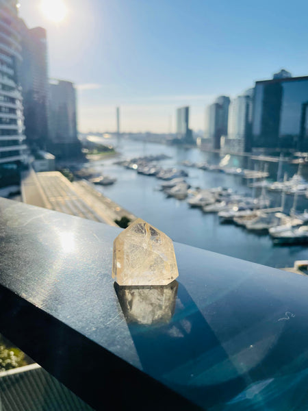 Citrine Lemurian Tower CLT35b