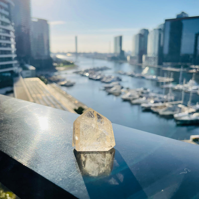 Citrine Lemurian Tower CLT35b